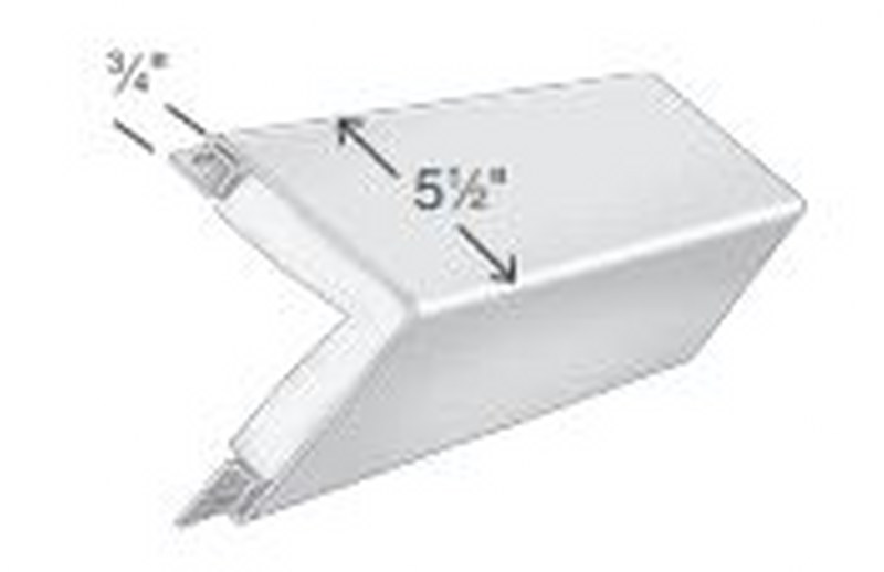 5-1/2 X 20' OSC POST ASPEN WHT CRANE WHITE"